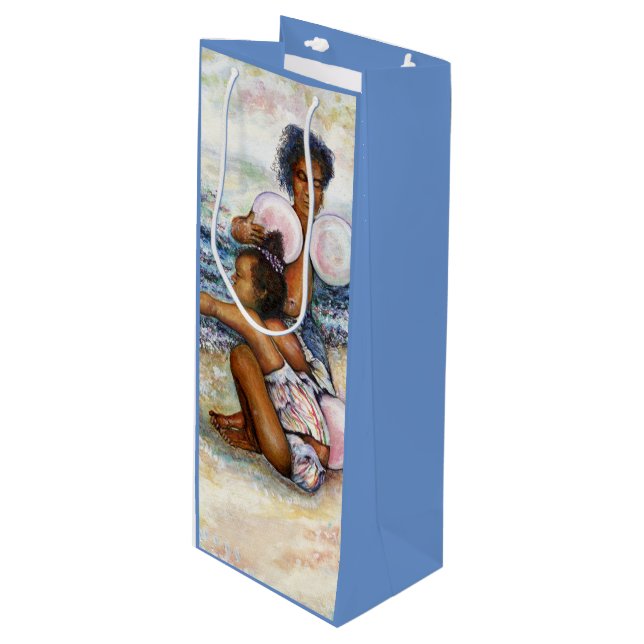 Obessed with Conquering the Impossible Wine Gift Bag (Front Angled)