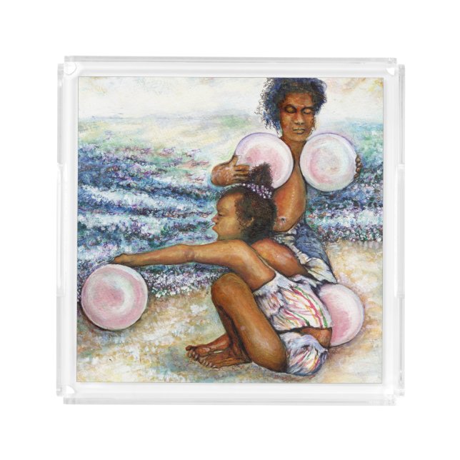 Obessed with Conquering the ImpossibleAcrylic Tray (Front)