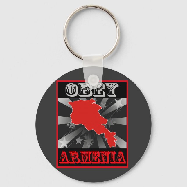 Obey Armenia Keychain (Front)