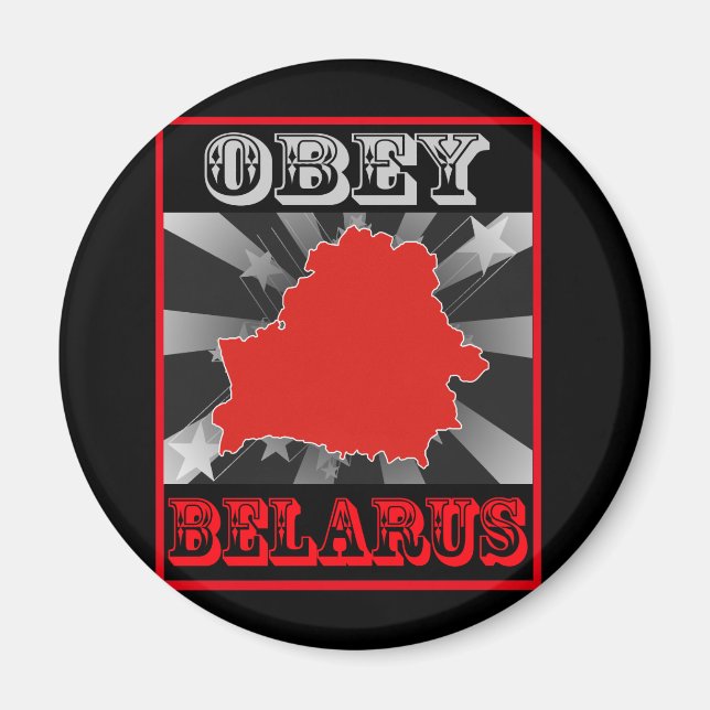Obey Belarus Magnet (Front)