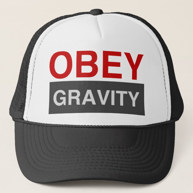 Obey Gravity Trucker Hat (Front)