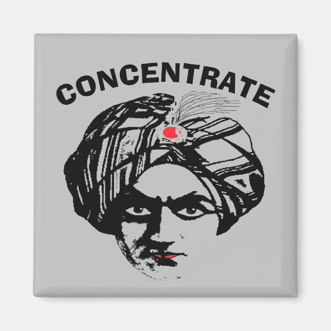 Obey Magician Face Magnet (Front)