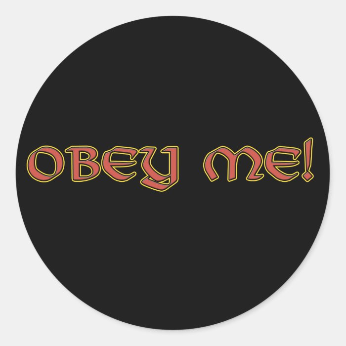 Obey Me Stickers