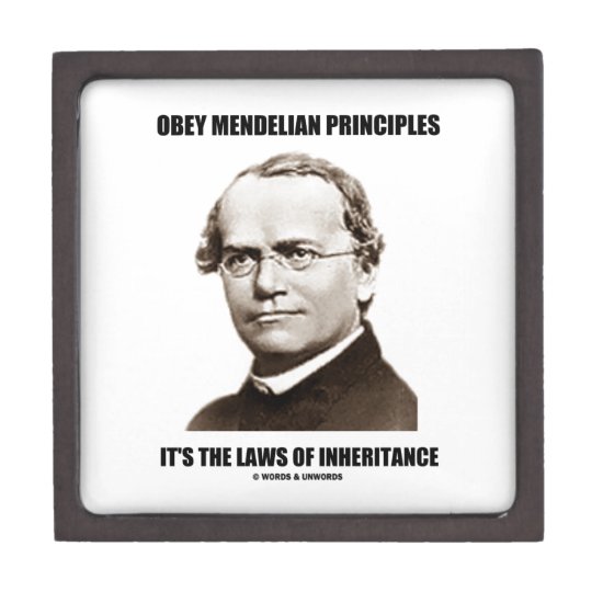Obey Mendelian Laws Of Inheritance (Gregor Mendel) Gift Box