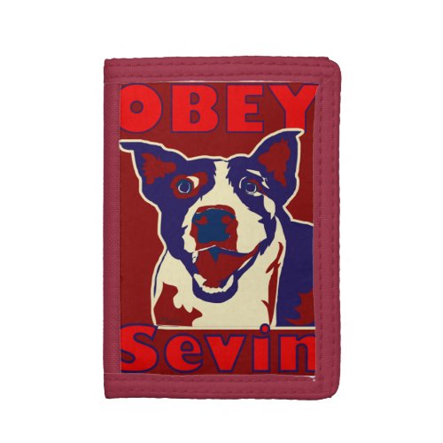 Obey Sevin red wallet