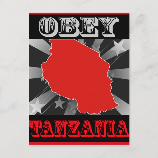 Obey Tanzania Postcard (Front)