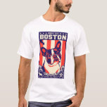 Obey The Boston Terrier! T-shirt at Zazzle