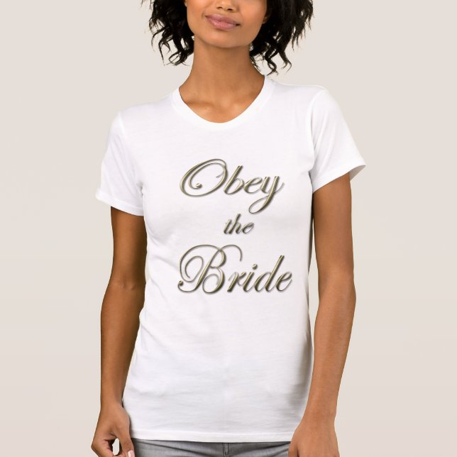 Obey the Bride Tank Top (Front)