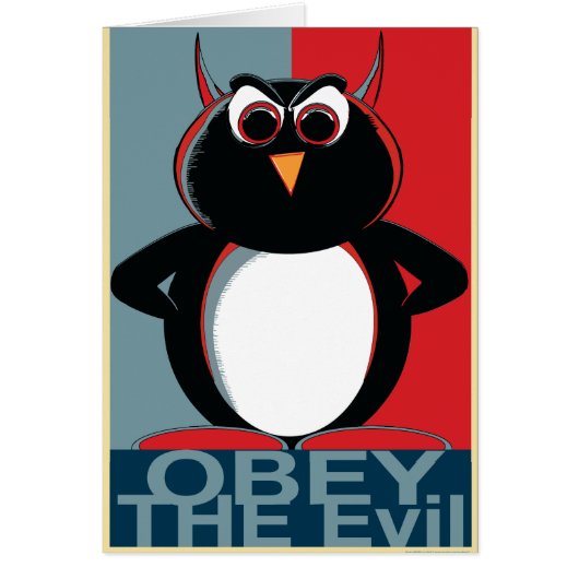 OBEY the Evil Penguin™ Cards (Front)