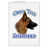 Obey the German Shepherd (Front)