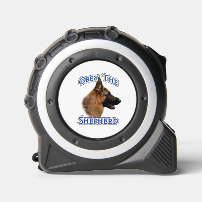 Obey the German Shepherd - Magnet Tape Measure (Front)