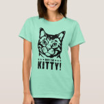 Obey The Kitty! T-shirt at Zazzle