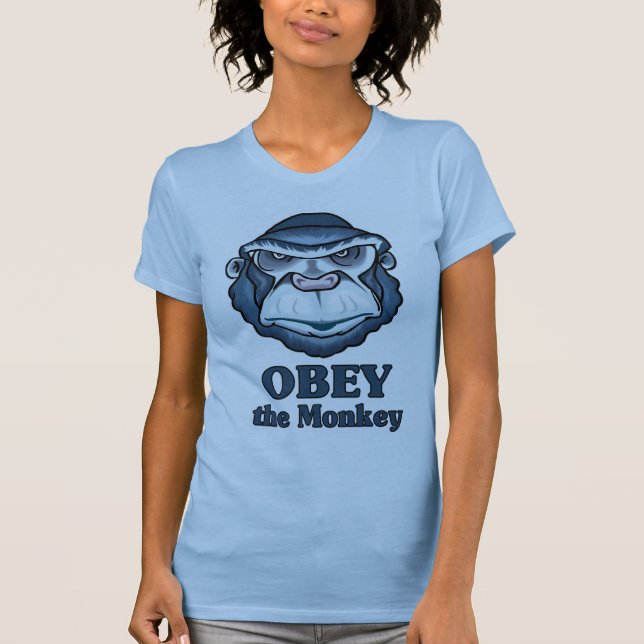 Obey the Monkey t-shirt (Front)