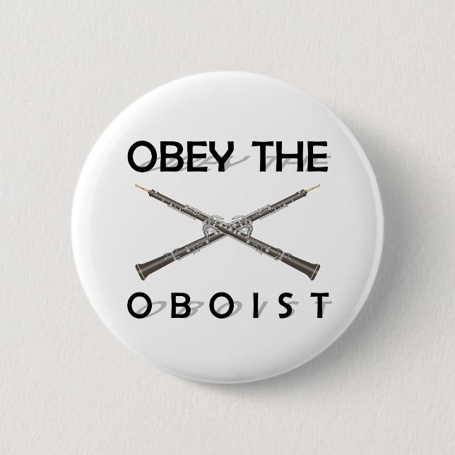 Obey the Oboist Button (Front)