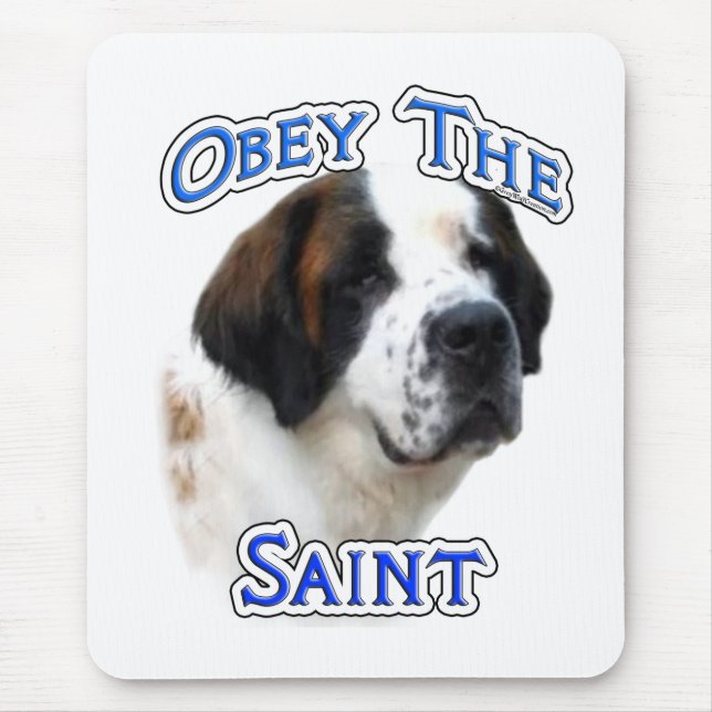 Obey the Saint Mouse Pad (Front)