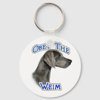 Obey the Weim Keychain