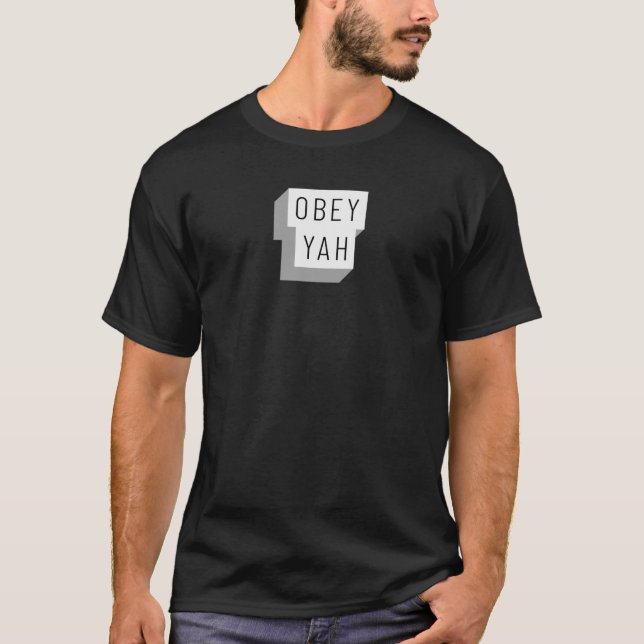 Obey Yah Hebrew Roots T-Shirt (Front)