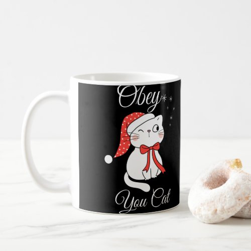  Obey Your Cat with This Hilarious Funny Cat  Coffee Mug