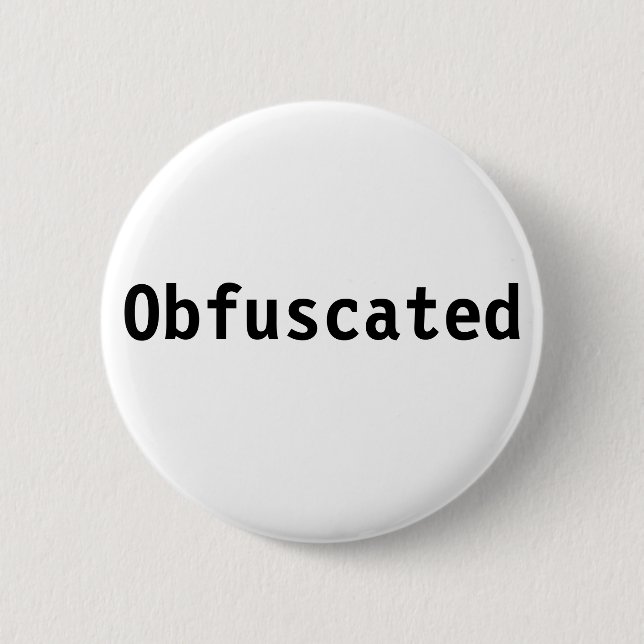 Obfuscated Button (Front)
