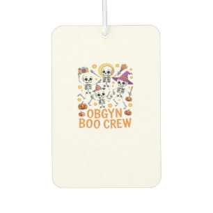 OBGYN Boo Crew Nurse Skeleton Dancing Halloween Sp Air Freshener