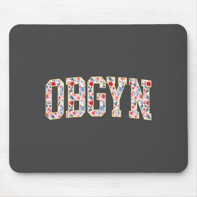 Obgyn - Labor And Delivery Nurse Ob-gyn Squad Rn N Mouse Pad (Front)