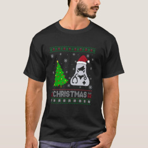 Obgyn Nurse Xmas Tree Lighting Ugly Christmas Swea T-Shirt
