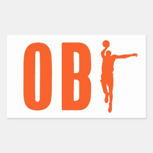 Obi Toppin _ New York Basketball Rectangular Sticker