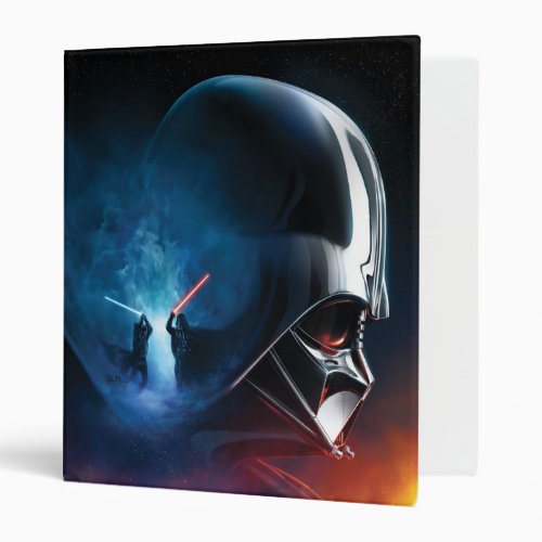 Obi_Wan Kenobi  Darth Vader Duel Collage 3 Ring Binder