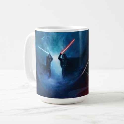 Obi_Wan Kenobi  Darth Vader Duel Collage Coffee Mug