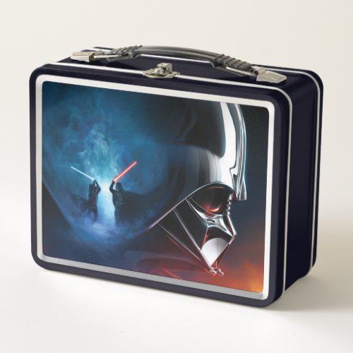 Obi_Wan Kenobi  Darth Vader Duel Collage Metal Lunch Box