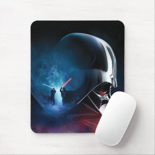 Obi_Wan Kenobi  Darth Vader Duel Collage Mouse Pad