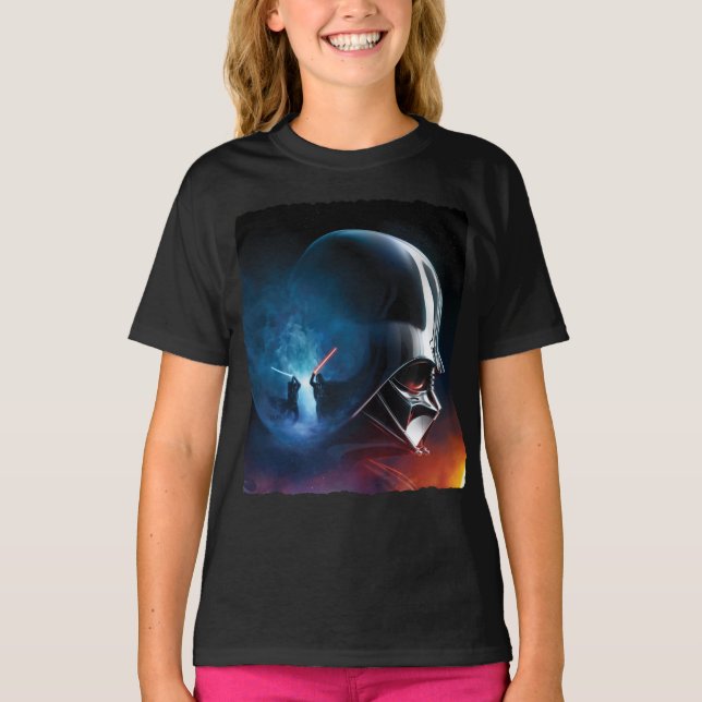 Obi-Wan Kenobi | Darth Vader Duel Collage T-Shirt (Front)