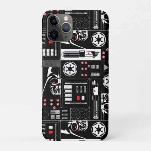 Obi_Wan Kenobi  Darth Vader Icon Collage Pattern iPhone 11 Pro Case