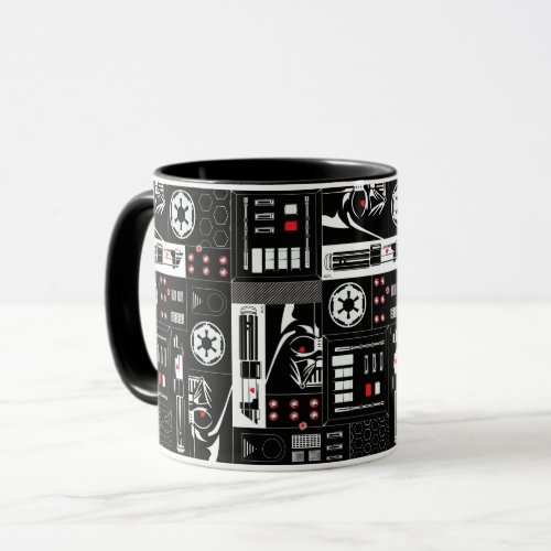 Obi_Wan Kenobi  Darth Vader Icon Collage Pattern Mug