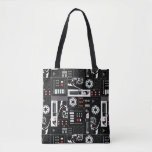 Obi-Wan Kenobi | Darth Vader Icon Collage Pattern Tote Bag