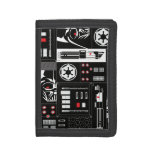 Obi-Wan Kenobi | Darth Vader Icon Collage Pattern Trifold Wallet