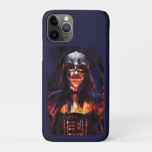 Obi_Wan Kenobi  Darth Vader Painted Illustration iPhone 11 Pro Case