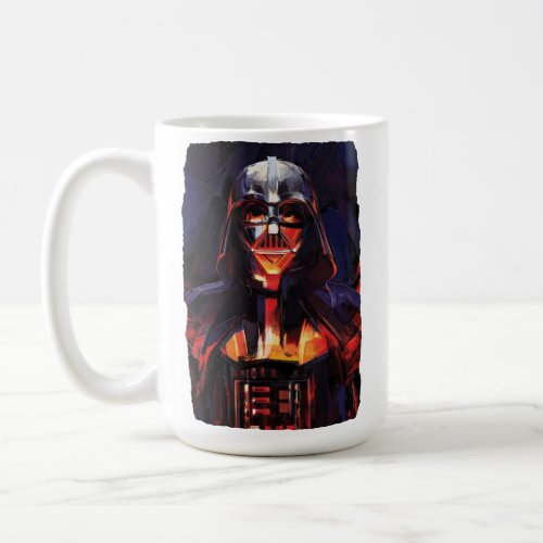 Obi_Wan Kenobi  Darth Vader Painted Illustration Coffee Mug