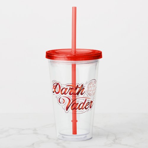 Obi_Wan Kenobi  Darth Vader Ribbon Name Acrylic Tumbler