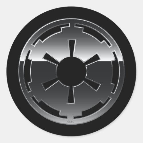 Obi_Wan Kenobi  Galactic Empire Insignia Classic Round Sticker