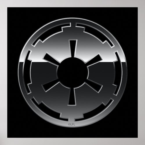 Obi_Wan Kenobi  Galactic Empire Insignia Poster