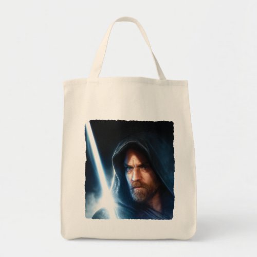 Obi_Wan Kenobi  Galaxy Lightsaber Illustration Tote Bag