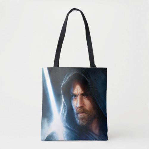 Obi_Wan Kenobi  Galaxy Lightsaber Illustration Tote Bag