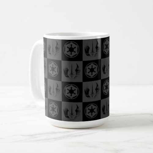 Obi_Wan Kenobi  Jedi and Galactic Empire Pattern Coffee Mug