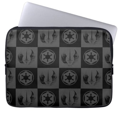 Obi_Wan Kenobi  Jedi and Galactic Empire Pattern Laptop Sleeve