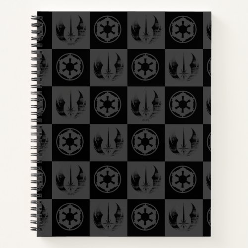 Obi_Wan Kenobi  Jedi and Galactic Empire Pattern Notebook