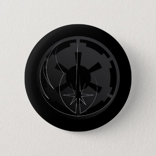 Obi_Wan Kenobi  Jedi  Galactic Empire Insignia Button