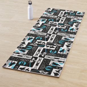 Obi-Wan Kenobi   Jedi Icon Collage Pattern Yoga Mat