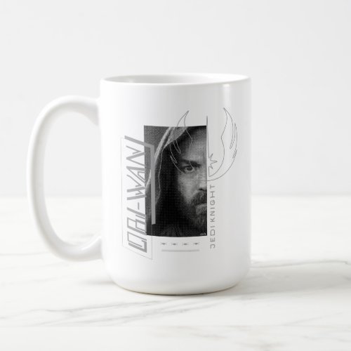 Obi_Wan Kenobi  Jedi Knight Face Profile Coffee Mug