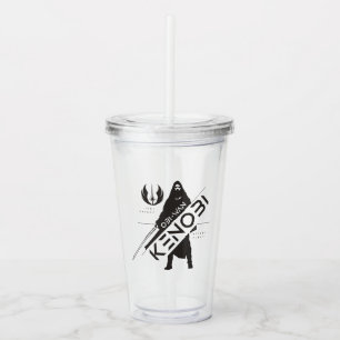 Obi-Wan Kenobi Kenobi Character Profile Graphic Acrylic Tumbler